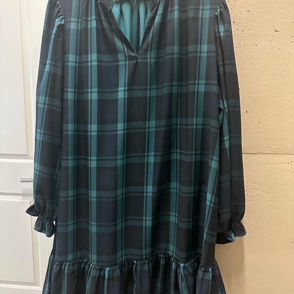 J Crew Tartan Print Dress - Picture 1 of 6